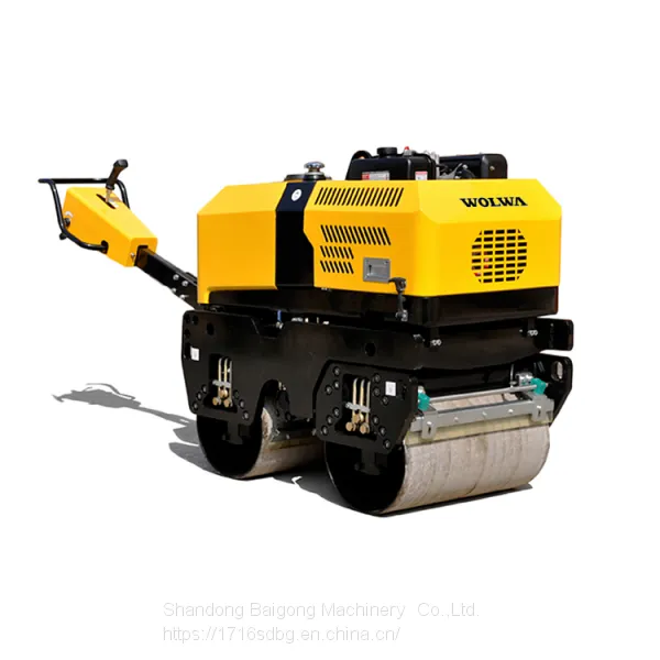 Hand-push Double Drum Road Roller With Diesel Small Road Roller photo-2