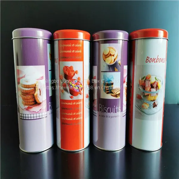 Круглый консервный банок из оцинкованной стали толщиной 0