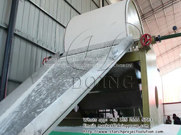 Starch Dewatering Machine Vacuum Filter for Potato Starch and Sweet Potato Production Line photo-2