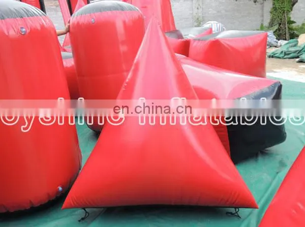 CS Game Archery Equipment PVC Inflatable Wall Lasertag Speed Ball Bunkers Set Air Soft Paintball Obstacle Bunker For Sale photo-4