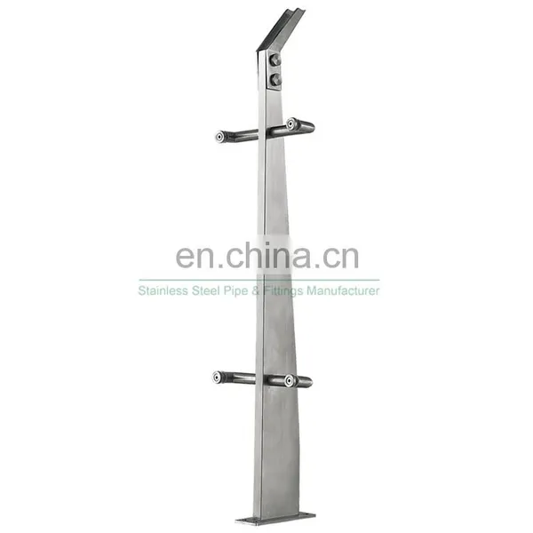 Factory Cheap Price Glass Post Handrails Stainless Steel Glass Railing Balustrade Wholesale In China photo-7
