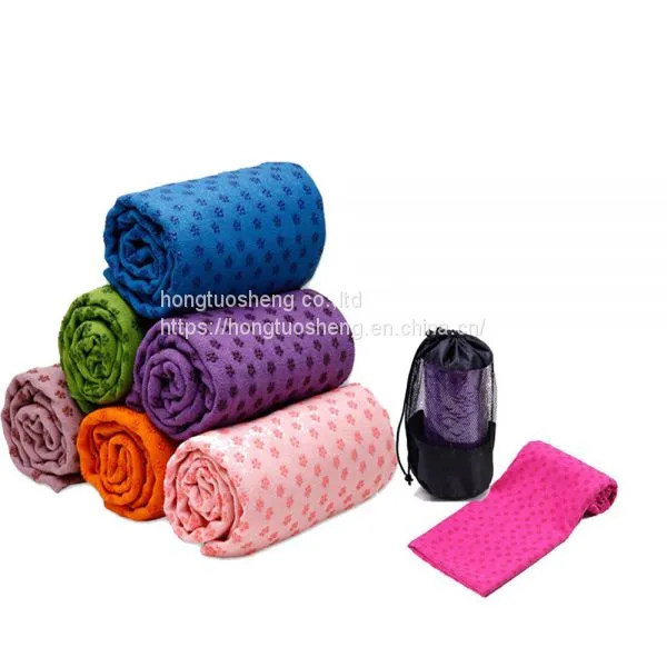 Wholesale Non Slip Microfiber Yoga Mat Towel With Private Label