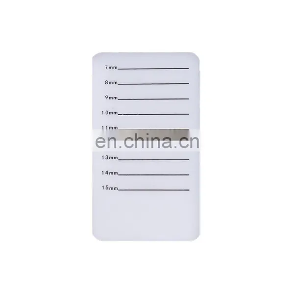 Grafting Eyelash Tool Crystal Glass Table U-shaped Curved Scale Groove