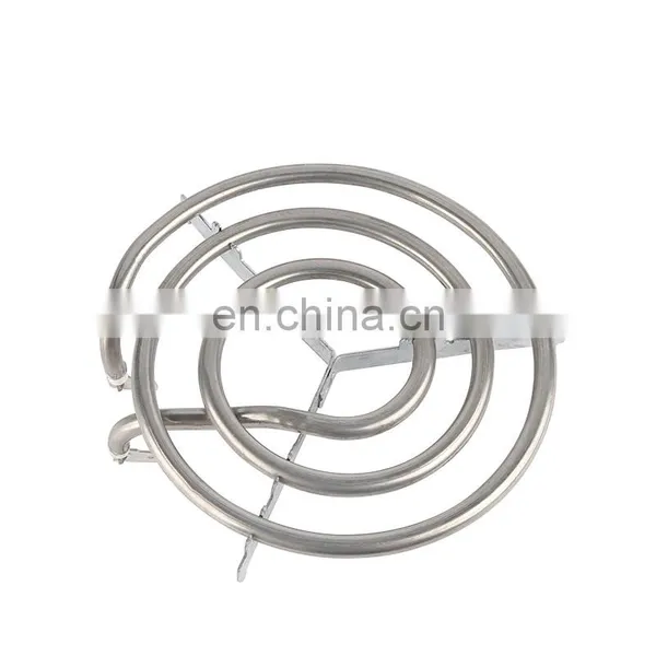 Factory Custom Made Electric Stove Burner Kettle Tubular Heater/cooker Coil Black Circular Heating Element photo-2