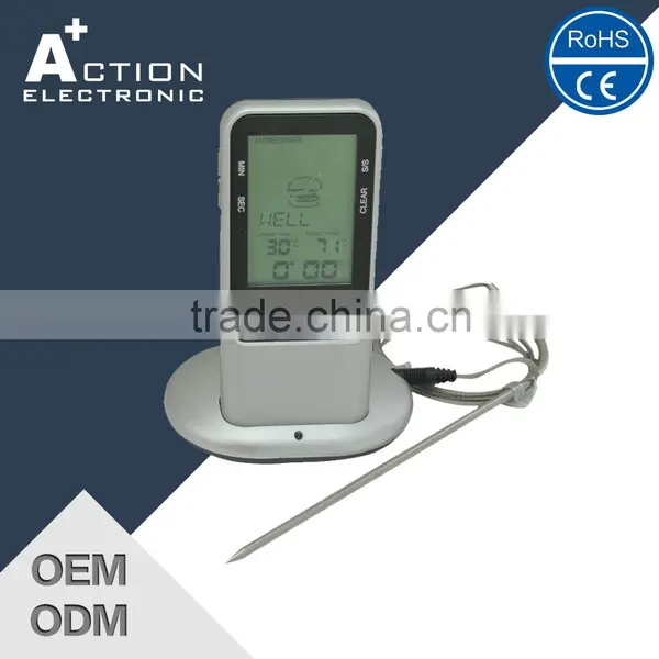 Wireless BBQ Digital Food Thermometer With Probe and Timer photo-2