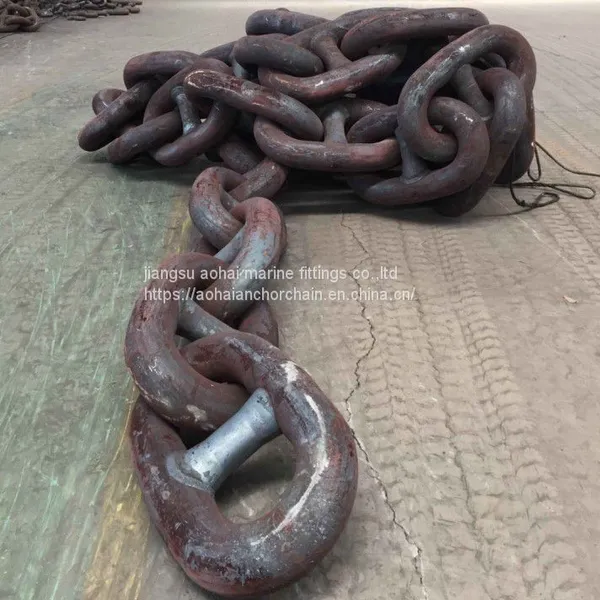 46mm Studlink Anchor Chain Studless Mooring Chain for Sales photo-3