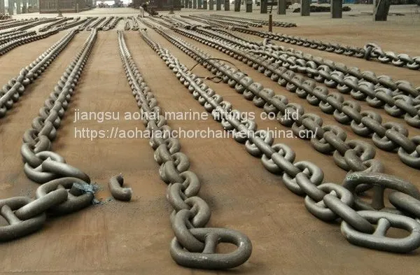 46mm Hot Dip Galvanized Marine Anchor Chain Cable photo-2