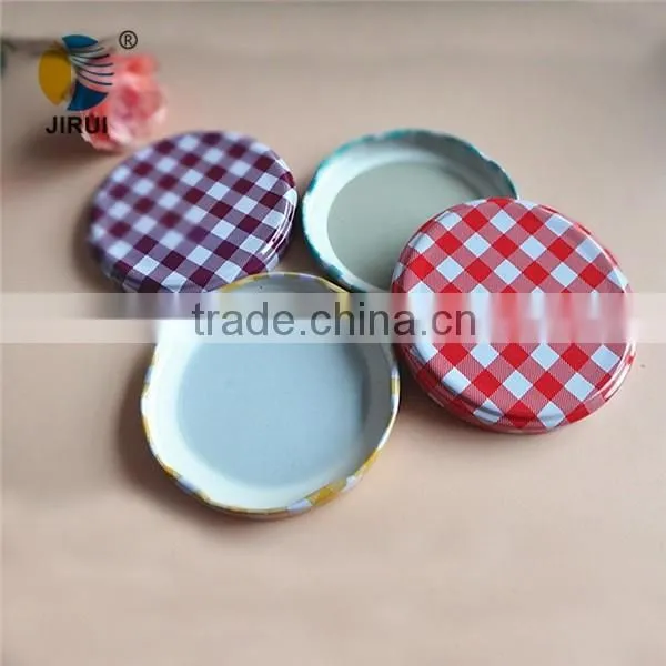 Blue Colour Metal Screw Cap With White Knots photo-2