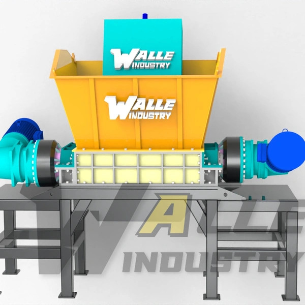Industrial Tire Shredder Waste Tyre Recycling Machine Prices Tyre Crushing Machine photo-3