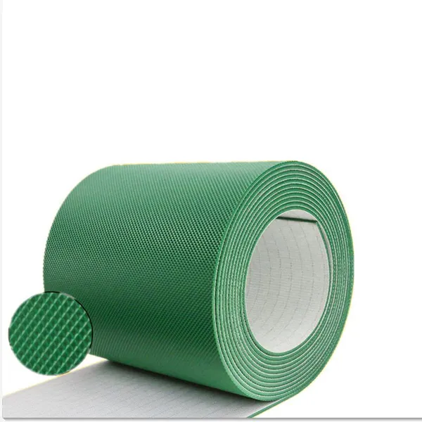 Low Noise Petrol Green PVC Conveyor Belt for Logistics Industry photo-5