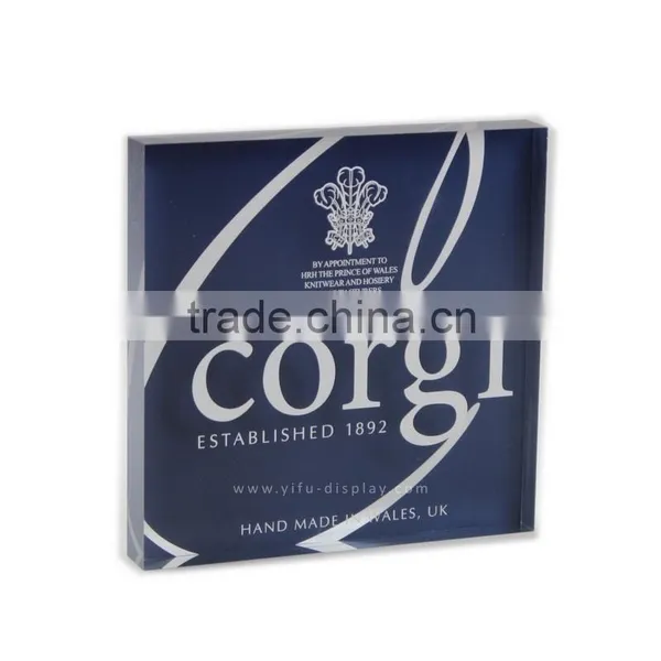 Clear Soild Acrylic Logo Block, Acrylic Photo Block Wholesale Quality Choice Most Popular photo-5