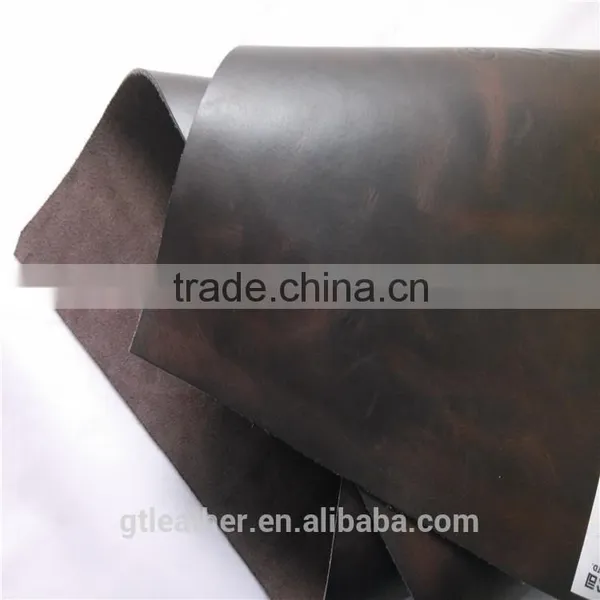 Pull up Waterproof Cow Leather for Luggage Bag Leather photo-6