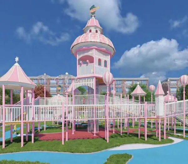 Moon Rabbit Modeling SlideTonghua Castle Amusement Park photo-5