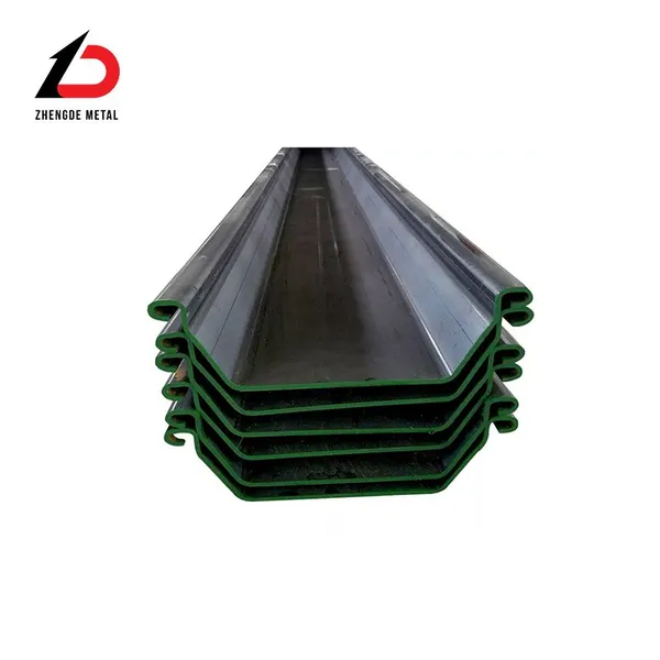 S355 S355GP SY390 SY295 Grade U Shaped Hot Rolled Steel Sheet Pile for Deep Excavation