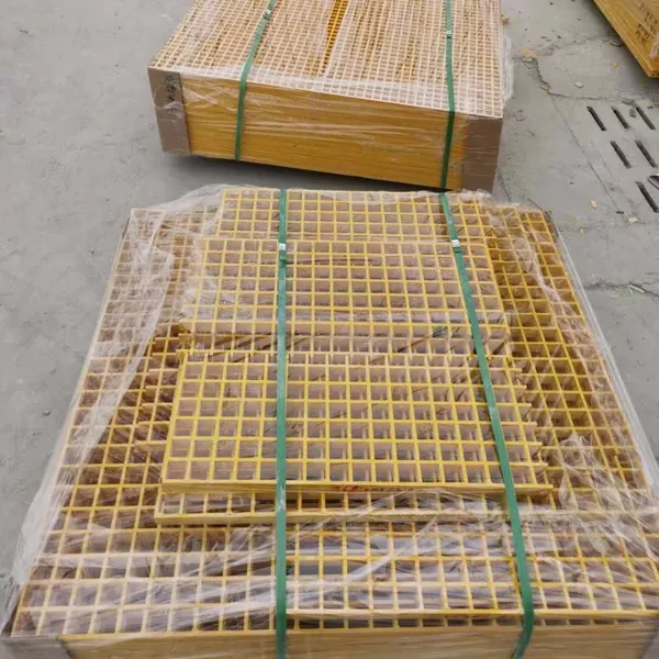 Fiberglass Reinforced Plastic Grille, Trench Grid Plate, Anti-slip Cover Plate for Sewage Tank, Tree Pool Grate, Manure Leakage Plate for Breeding, Yutai photo-5