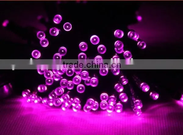 Best Selling 22m 200 LED Solar Christmas String Light for Outdoor, Gardens, Homes, Christmas Party Pink photo-6