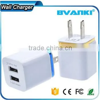 New Products 2016 Universal 2.1A Small Fast Selling Items Travel Wall Charger 2 Usb Port Home Charger With Aluminum Rim Quality Choice photo-4