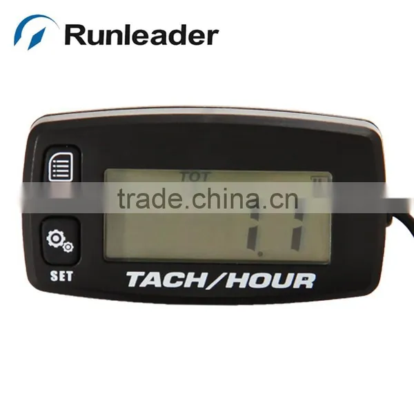 Backlight Inducation Digital Tach Hour Meter Engine Hour Meter RPM Meter Maintenance Reminder for For Motorcycle Marine Boat ATV photo-2