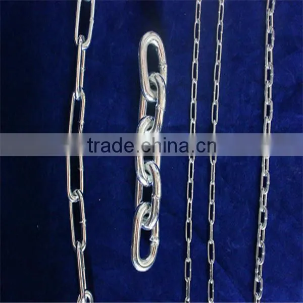 Self-color Ordinary Mild Steel Long Link Chain photo-6