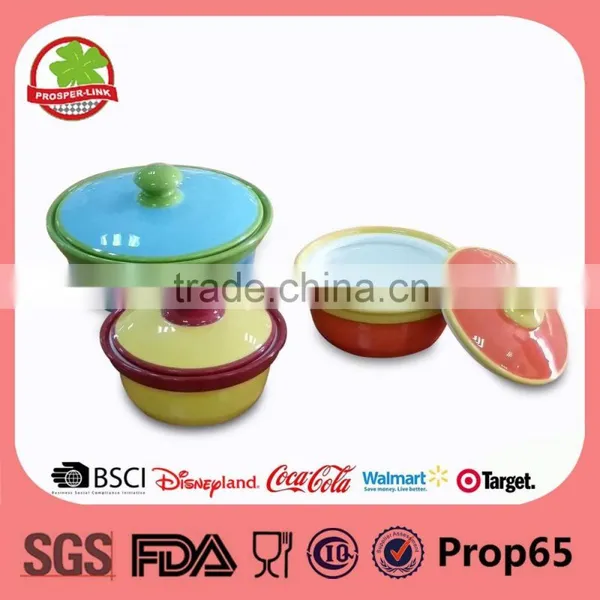 Wholesale Mini Ceramic Casserole Cookware With Lid Quality Choice photo-4