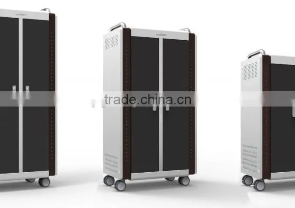 Compatibility Mobile Laptop Charging Cart With Handrail photo-4