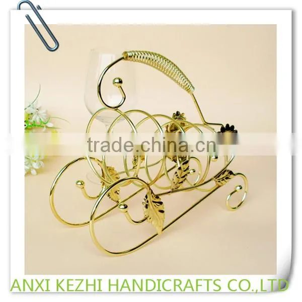 KZ9-60012 Bottle Frame, Wrought Iron Creative Sunflower Wine Rack Table Decoration photo-4