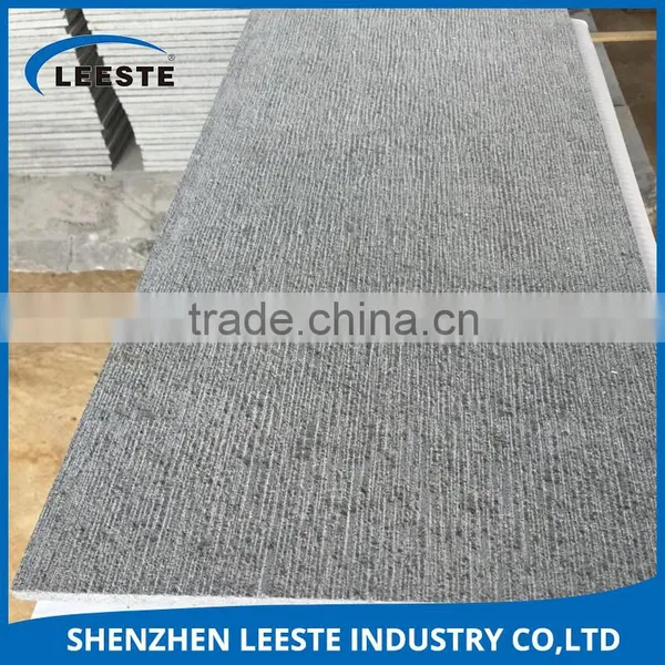 Perfect Packaging Bush Hammered Chinese Hainan Grey Basalt Slab photo-4