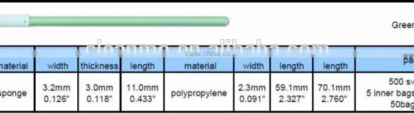 Esd Foam Swabs, Small Spear Tip Foam Swab,Cleaning Foam Swab photo-3