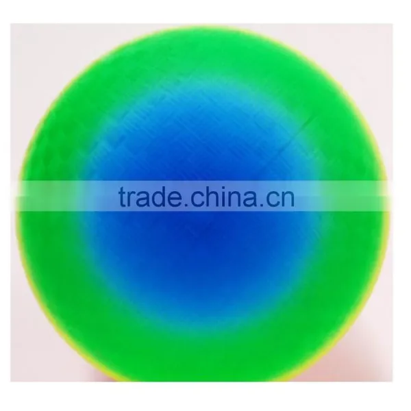 New Arriva 8.5 Inch Neon Rainbow Playground Ball for Outdoor Fun photo-2
