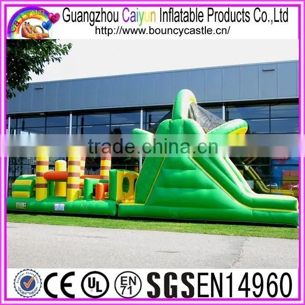 Playground Use Best Price Jungle Theme Kids Inflatable Obstacle Course photo-4