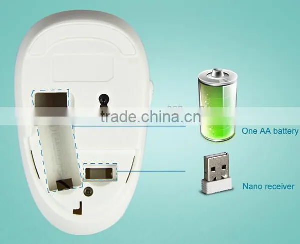 A Key Lock Screen PC Mouse Optical Mouse Computer Mouse Wireless photo-3