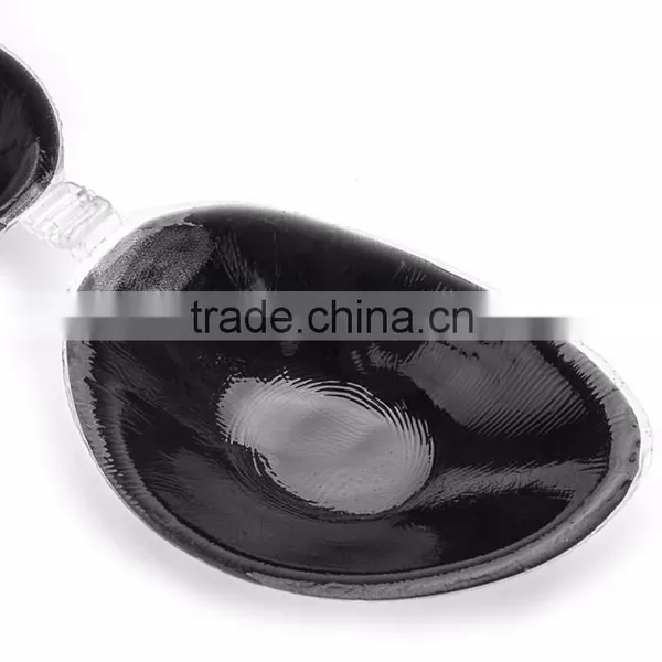 Custom-made Cheap Black Imported Sexy Thin Silicone Bra For Ladies photo-6