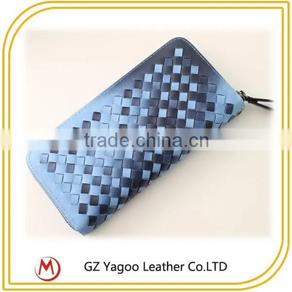 2015 Most Fashion Weave Calf Leather / pu Leather Wallet photo-2