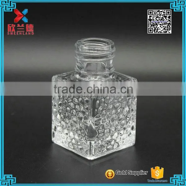 Wholesale Embossed Square Empty Aroma Reed Diffuser Glass Bottle 45ml photo-4