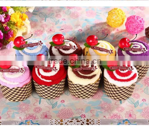 Promotional Gifts Towel Wedding Favor Milkshake Souvenir Face Towel photo-5