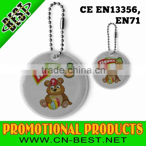 PVC Reflective Keychain, Reflective PVC Keychain