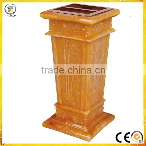 Reasonable Price Resign Green Color Eco Friendly Trash Bin for Hotel photo-2