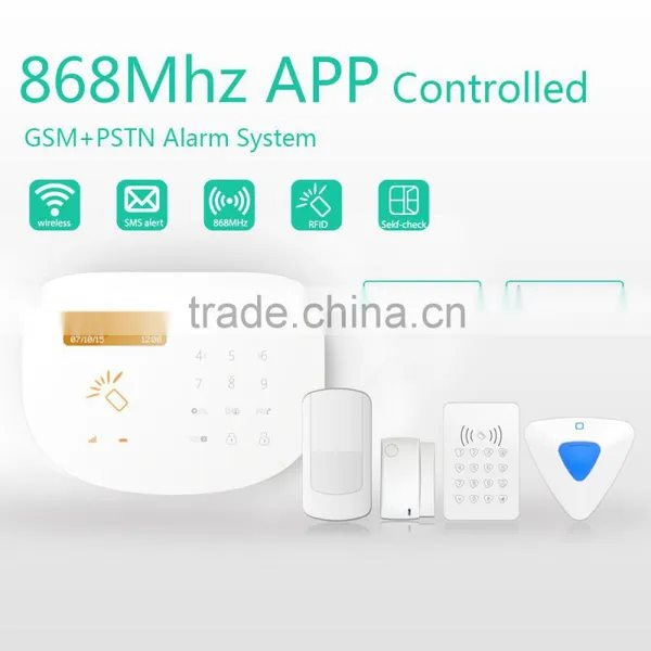 House Security Alarm System Usage GSM Home Alarm & Auto-dial Home Security Alarm GSM RFID Alarm System With IP Cam photo-4