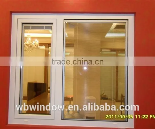 Energy Saving UPVC Window With Blinds,window Glass With Blinds Inside photo-4