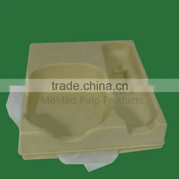 2016 Low Price Biodegradable Environmental Molded Pulp Tray Packaging photo-3