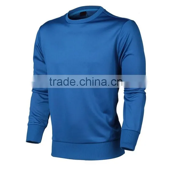 2016 Mens Plain Lightweight Cotton Crew Neck Sweater