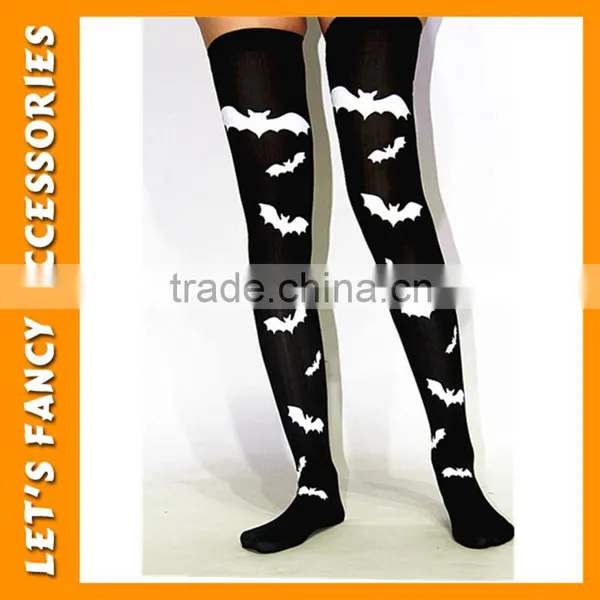 PGSK0192 Halloween Bat Compression Stockings Black Bat Stocking