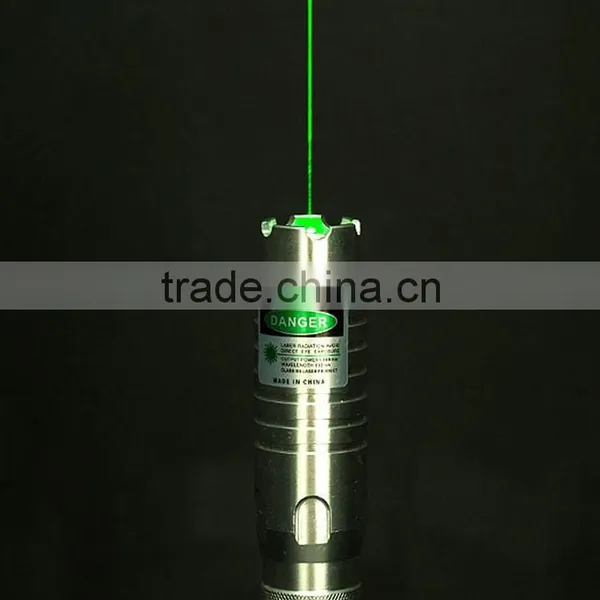 Astronomy Military Adjustable Focus 300mW Green Light High Power Laser Torch 532nm Burning Lazer Intense Beam photo-2