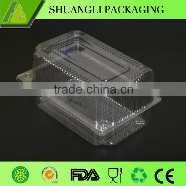 Clear Transparent Clamshell Cake Packaging Box photo-2