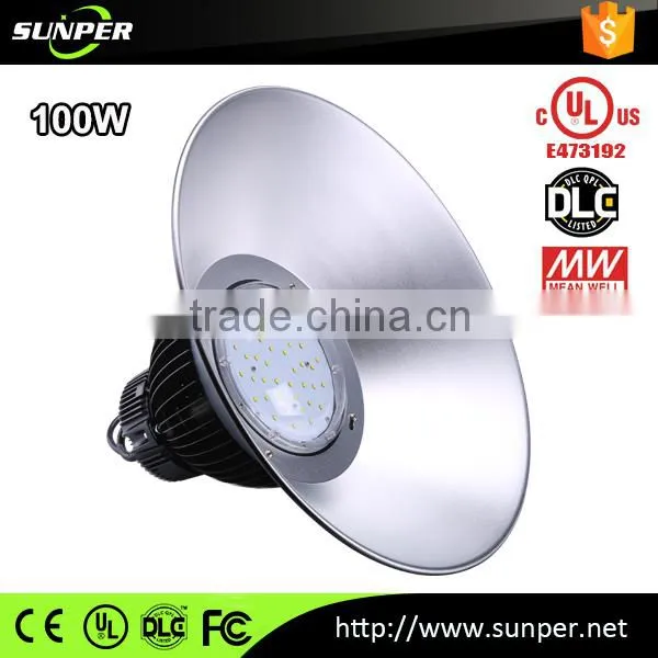 Waterprof Gagrage IP65 Led Industrial 100w Led High Bay Warehouse Lighting Fixtures photo-3