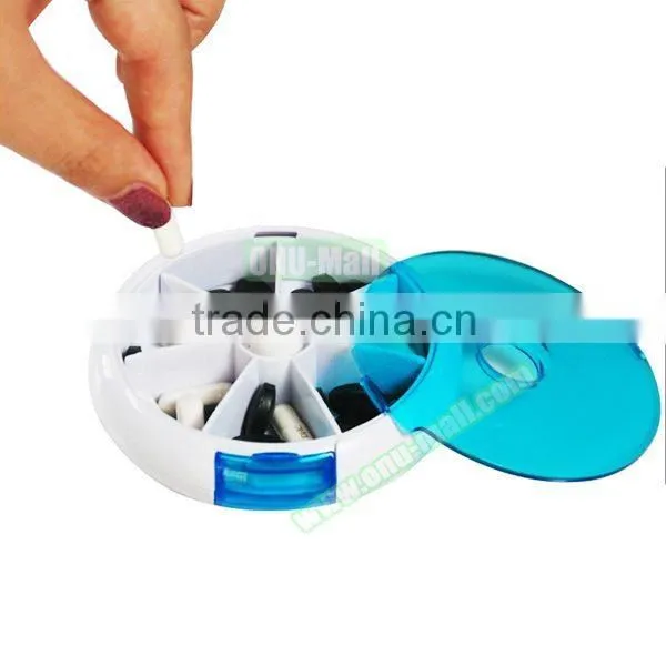 Customized Portable Pill Box 7 Days, Organizer Plastic Weekly Pill Organizer photo-3