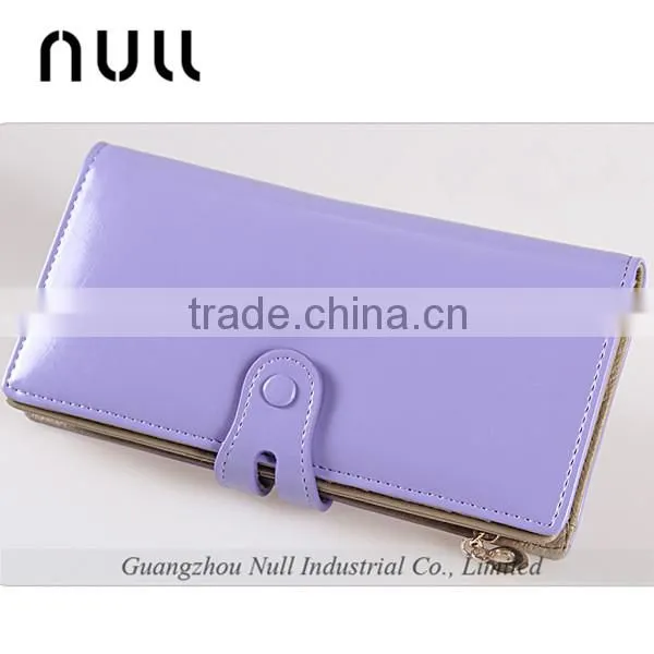 2015 Latest Promotion OEM Custom Handmade Fashion Wallet Leather Purse photo-3
