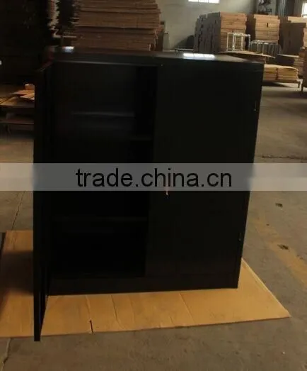 Half-height With Blue Color 3shelf Small Steel Cabinet photo-4