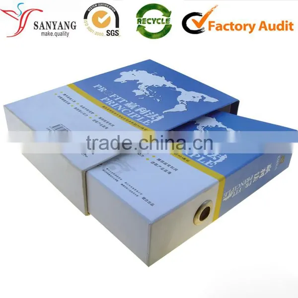 Cheap CMYK 4 Color Printing Solid Pull Out Paper Packaging Box photo-2