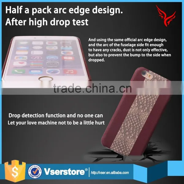 New Design Exquisite Double Color Design Mobile Back Cover Leather Phone Case for Iphone 6s photo-6